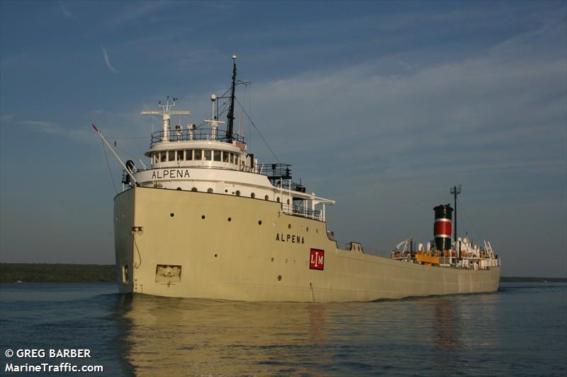 Great Lakes Freighter Ship Alpena