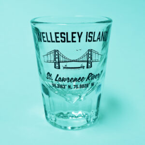 Wellesley Island Shot Glass